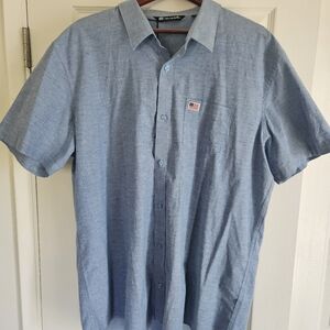 Travis Mathew Button Up Eagle Pride